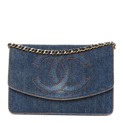 denim wallet on chain chanel